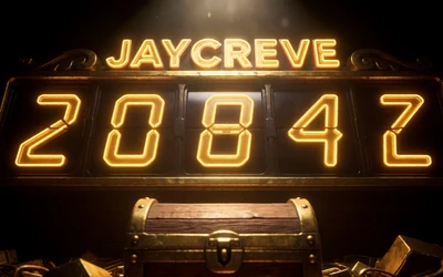 Progressiver Jackpot-Anzeige mit leuchtenden Goldziffern bei Lizaro Casino